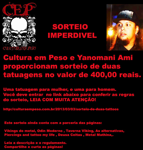 sorteio cultura em peso
