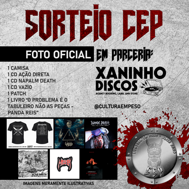 Sorteio CEP 2021 + Xaninho Discos imperdível