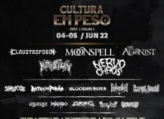 Festival Cultura em Peso reúne Grandes nomes do Metal Mundial dias 04 e 05 de Junho de 2022