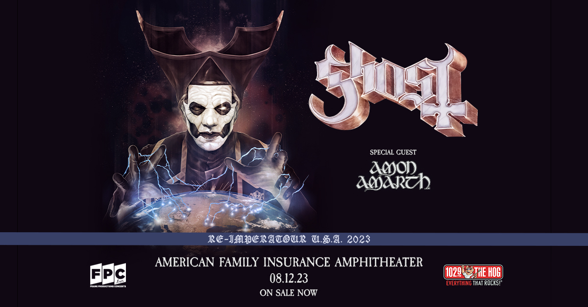 Swedish rockers Ghost announce tour, Milwaukee stop, with Amon Amarth