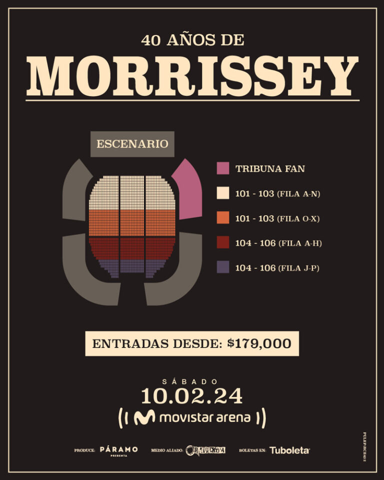 MORRISSEY Regresa a Colombia