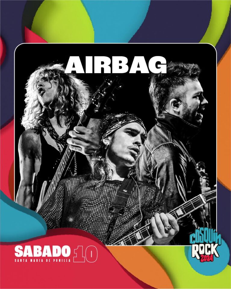Airbag se apresenta novamente no Cosquín Rock!