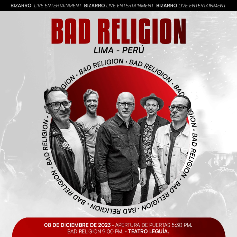 Bad Religion em Lima, uma noite de punk rock memorável