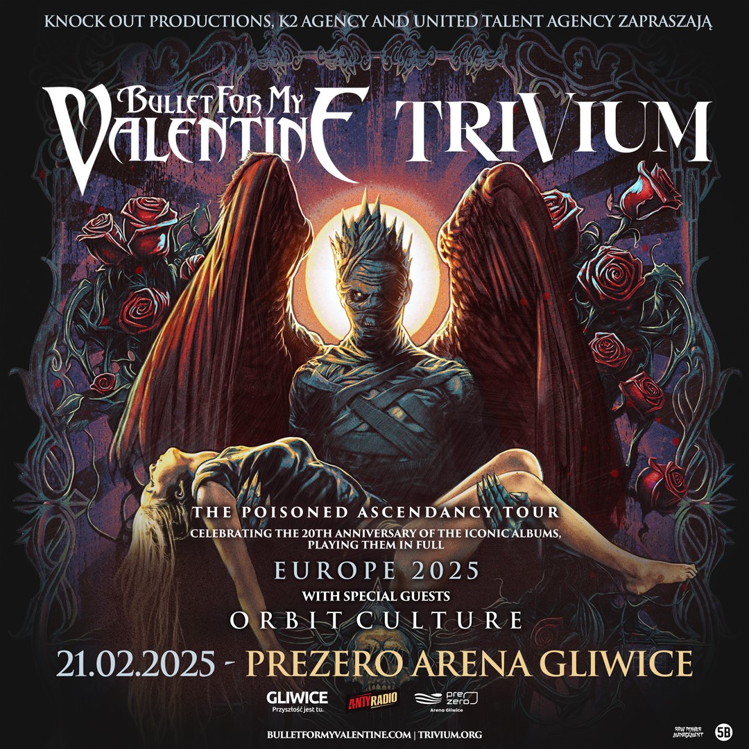 Bullet For My Valentine to ignite PreZero Arena – Polonia