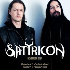 Satyricon em São Paulo no Carioca Club - 13/11/2024 - Retorno após 7 anos.