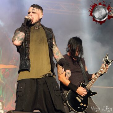 Combichrist live at Rockstadt Extreme Fest 2024 Romania,photo by Nayia K.Rose