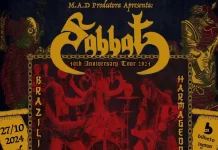 BLASPHEMANIAC – SABBAT – 40th Anniversary Tour 2024 – Jai Club | São Paulo – 27/10/2024