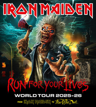 IRON MAIDEN "RUN FOR YOUR LIVES WORLD TOUR'' 2025-26