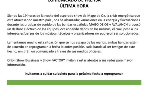 Comunicado Mago