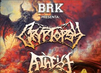 ¡Noite histórica de death metal em Bogotá con Cryptopsy y Atheist!