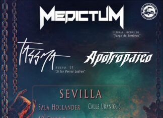 Medictum + Tassma + Apotropaico. Thrash metal underground en Sevilla