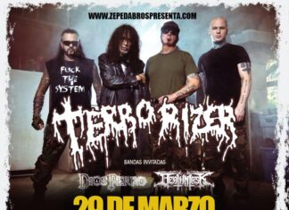 Terrorizer, Dios Perro y Deathmask en la CDMX, México.