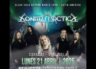 Mudança de localização para o show da Sonata Arctica na Venezuela