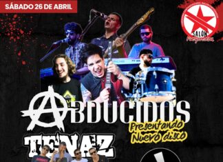 Abducidos é a banda convidada para o show de Tenaz