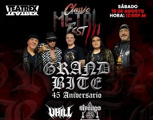 Classic Metal Fest III edición celebra el 45 aniversario de Grand Bite