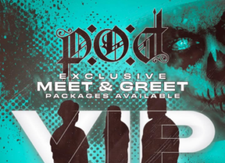 Pacote Meet and Greet para P.O.D. na turnê europeia