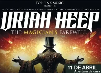 Uriah Heep em turnê de despedida em São Paulo no Tokio Marine em abril