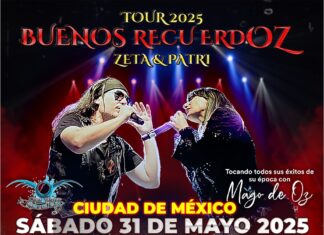 Zeta y Patricia Tapia: Tour 2025, “Buenos RecuerdOz” en CDMX, México.