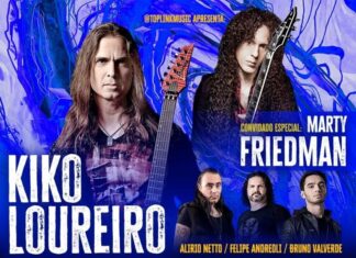Top Link apresenta: Kiko Loureiro em São Paulo – 07/06 com participação de Marty Friedman