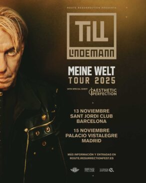 Cartaz do show de Till Lindemann em Barcelona e Madri