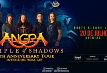 Angra comemora 20 anos de Temple of Shadows com show especial em Porto Alegre