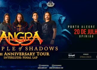 Angra comemora 20 anos de Temple of Shadows com show especial em Porto Alegre