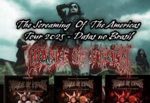 NDP e SOBCONTROLE Apresentam CRADLE OF FILTH, para 3 datas no Brasil