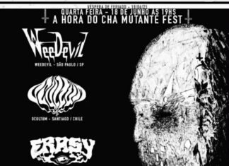 A Hora do Chá Mutante Fest! Ocultum, Weedevil ,Erasy e Lucyfuzz no La Iglesia
