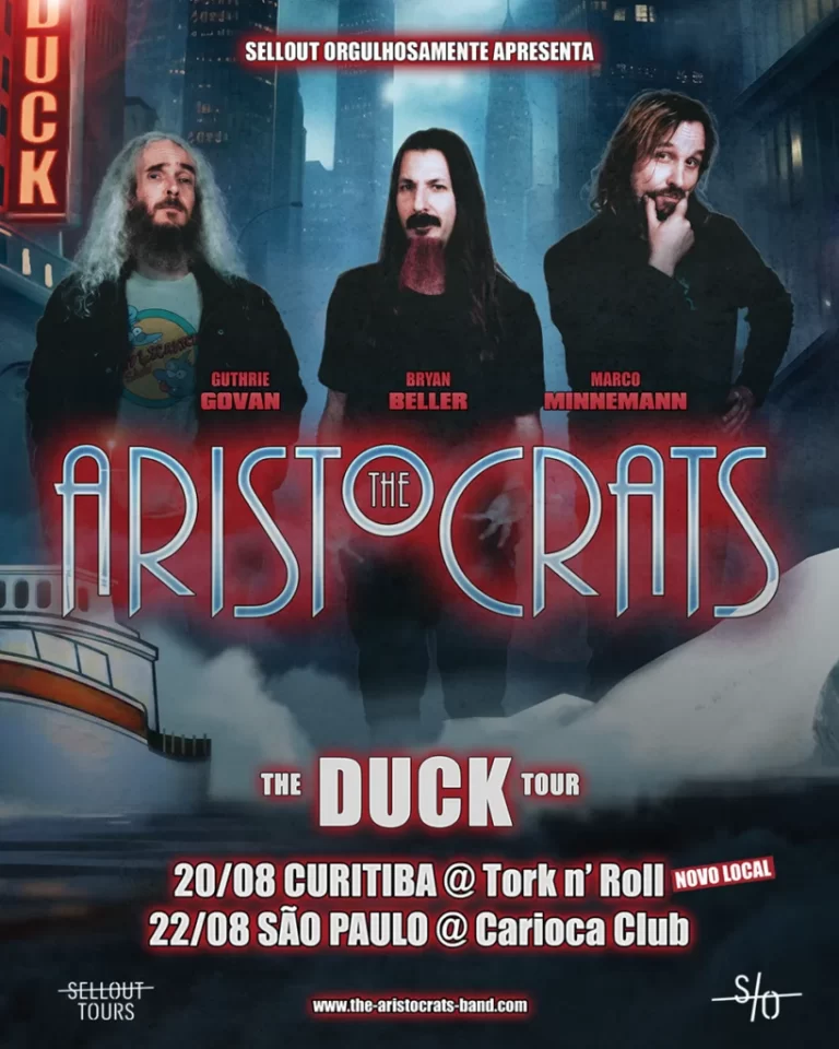 The Aristocrats: Show em Curitiba é transferido para a Tork n’ Roll devido à alta demanda por ingressos