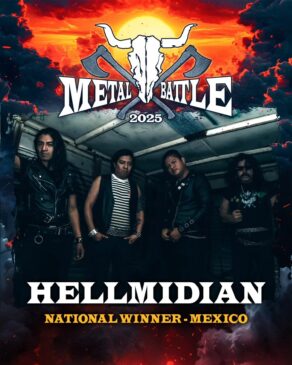 Show ao vivo da banda Hellmidian na final mexicana do Wacken Metal Battle