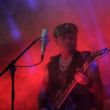 Banda Hellmidian em ensaio antes da final do Wacken Metal Battle México