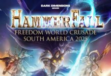 Dark Dimensions apresenta COVA RASA (Hammerfall Tour Brasil 2025)