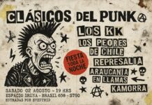 Korova Eventos apresenta “Clássicos do Punk Vol. 3” – Santiago, Chile