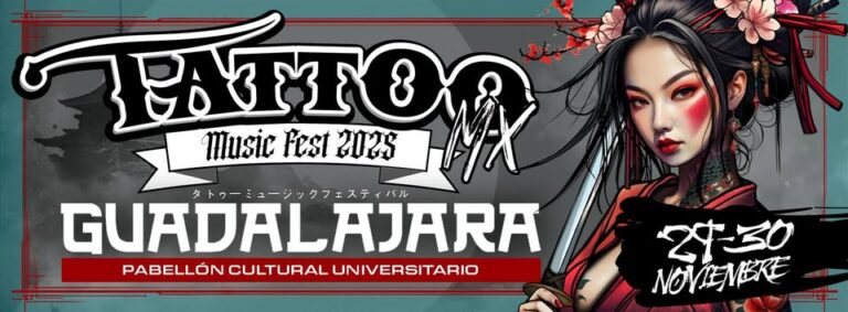 Tattoo Music Fest MX 2025 revela sua primeira leva de artistas no México