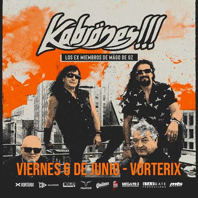 Integrantes da banda Kabrones posando para foto promocional