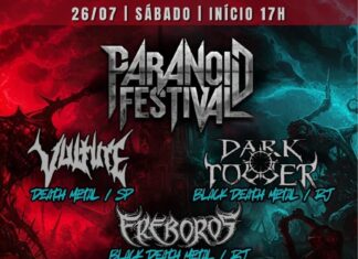 PARANOID FESTIVAL – BOB ROCK 26/07/2025 – SC/BRASIL