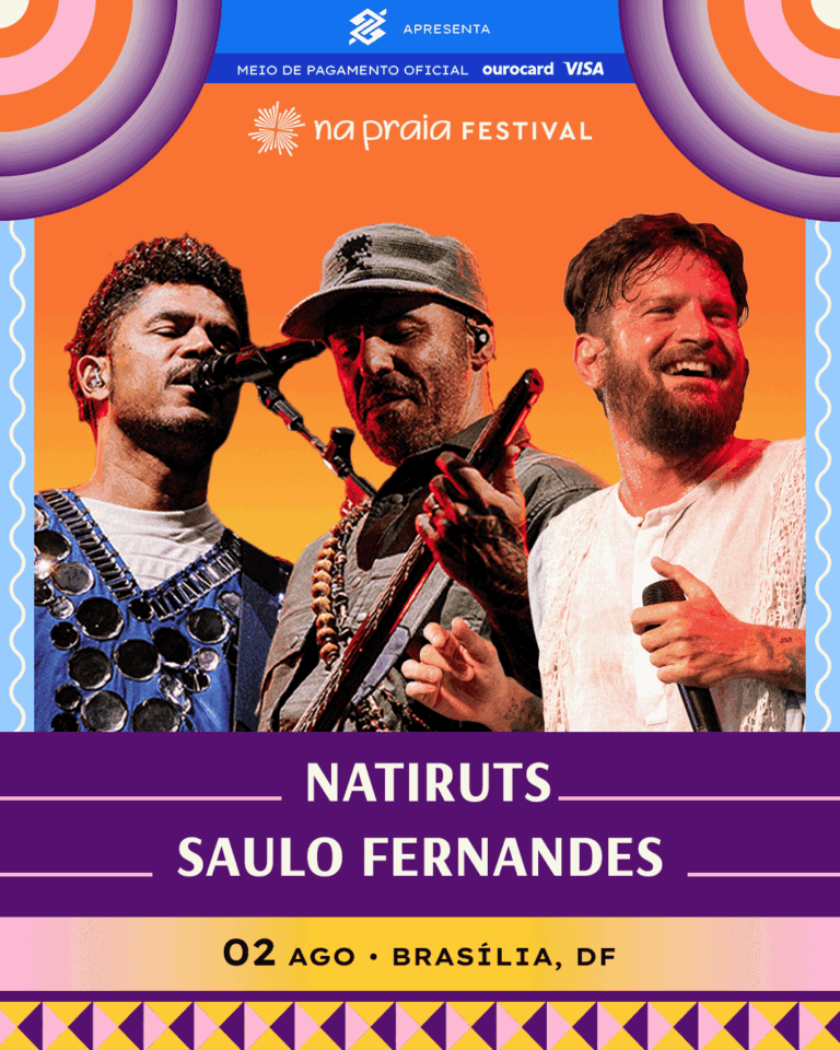 Natiruts + Saulo Fernandes em Brasília.