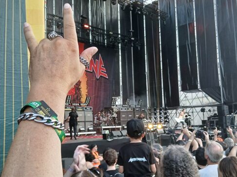 Show da banda Airbourne no Rock Imperium Festival 2025