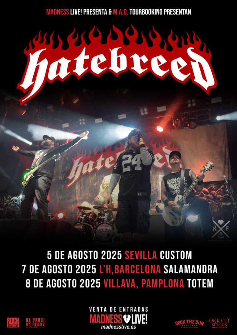 Hatebreed em Sevilha no próximo 5 de agosto