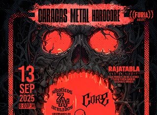 Caracas Metal Hardcore 2025: “LA FURIA DEL METAL HARDCORE SIGUE”