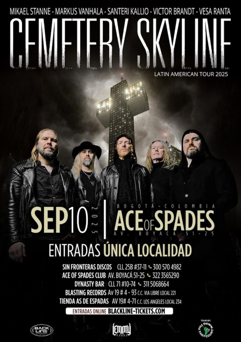 Lemmy Productions: Cemetery Skyline – ACE OF SPADES CLUB – BOGOTÁ – COLOMBIA