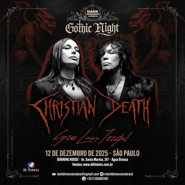 Gothic Night – Christian Death em São Paulo – 12/12/2025