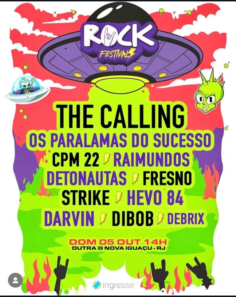 Rock Festival 2025: Nova Iguaçu vai Tremer com Dois Palcos, Onze Lendas e Uma Explosão Sonora.