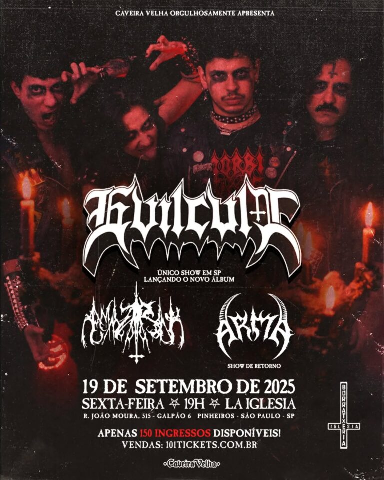 Caveira Velha Produções apresenta: Arma – 19/09/2025 no La Iglesia – São Paulo/SP