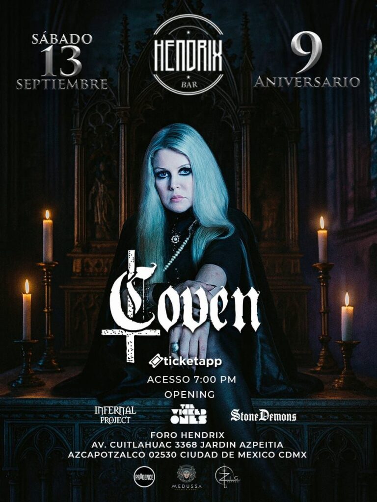HDX Circus bar celebra su noveno aniversario con Coven y talento nacional en CDMX, MX.