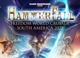 Com novo álbum, Hammerfall retorna a Curitiba em novembro