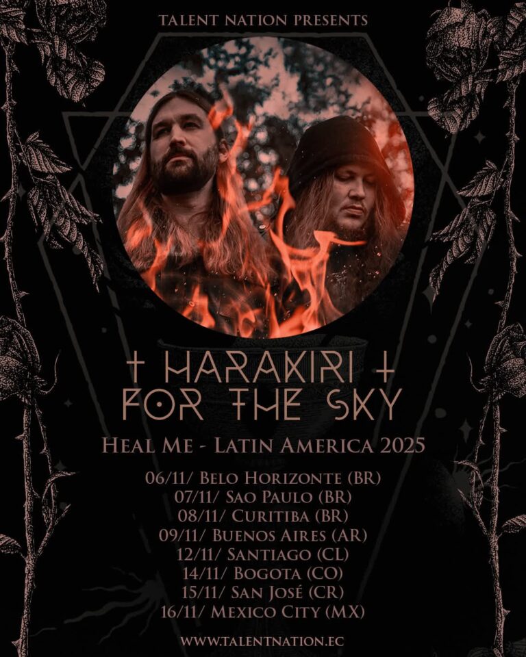 Harakiri For The Sky retorna ao Brasil em novembro com tour Heal Me