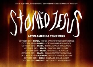 Comemorando 15 anos de estrada, Stoned Jesus anuncia turnê pela América Latina