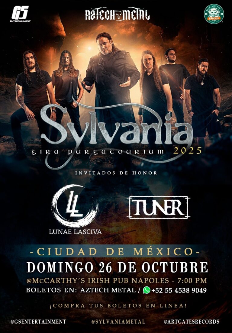 Sylvania encerra turnê na Cidade do México.