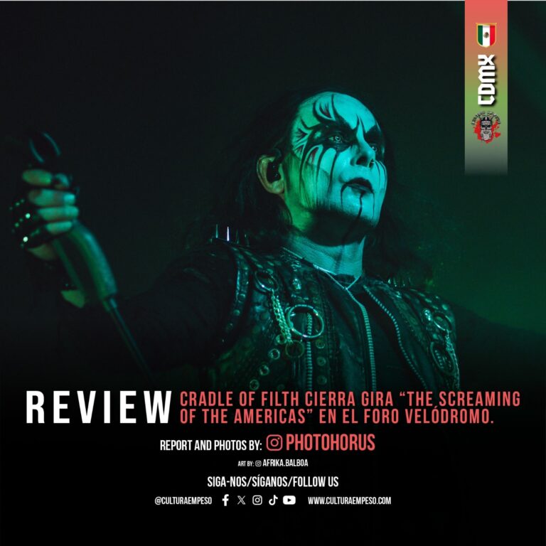 REVIEW. Cradle of Filth enche a Cidade do México de escuridão e metal extremo. Mx.
